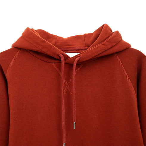 POP Trading Company Logo Hooded Sweat Fired Brick/Mesa Rose POPAW23_01-011 Degli Uberti